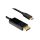 BLACKBIRD Kábel USB Type-C male to HDMI male (DP ALT MODE) 4k 60Hz 2m, Fekete