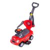 Ride-on ráülős kisautó járókerekes tolókocsi fogantyú hangok piros