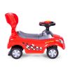 Ride-on ráülős kisautó járókerekes tolókocsi fogantyú hangok piros
