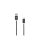 WHITE SHARK ADDER-2 USB-A - TYPE-C (M-M) kábel, 2m, fekete