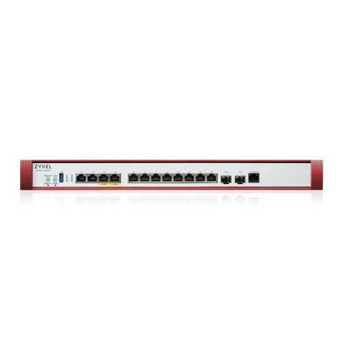 ZYXEL Tűzfal 2x10-GbE port(2xPOE+) + 2x2.5-GbE + 8x1-GbE + 2x10-GbE SFP+ 1xUSB 3.0 +1konzol port, USGFLEX700H-EU0101F