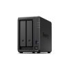 SYNOLOGY NAS 2 fiókos DS723+ 2x6TB HDD-vel, AMD Ryzen R1600 2x2,6GHz, 2GB DDR4 RAM, 2x1000Mbit, 1xUSB3.2Gen1