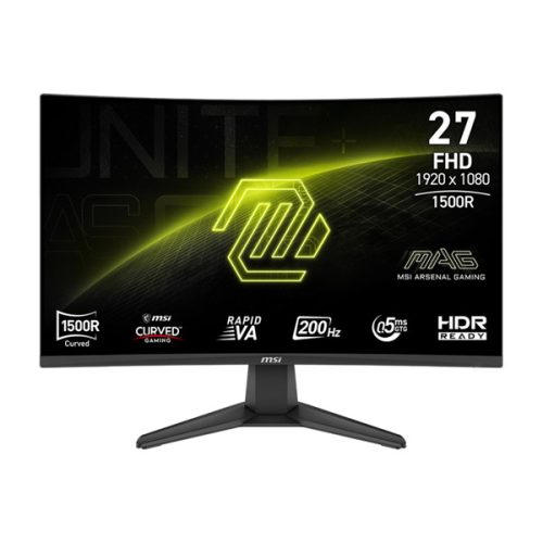 MSI Monitor GAMING MAG 276CF E20 27" Rapid VA FHD 1920x1080 16:9, 4000:1, 280Hz 2x HDMI, DP, Black