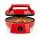 Nedis FCPM100FRD pizza- és grillsütő ,30 cm ,Állítható hőmérséklet-szabályozás ,1800 W