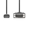Nedis CCGL34800BK20 HDMI - DVI-D 24+1p kábel, 1080p, hossz 2m