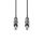 Nedis COTH23020GY15 félprofi audio kábel, 2 x 6,35mm sztereo jack dugó, hossz 1.5m, rugalmas