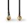 Nedis CSGL02010BK10 SMA kábel, 50 Ohm, 1m
