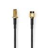 Nedis CSGL02010BK10 SMA kábel, 50 Ohm, 1m