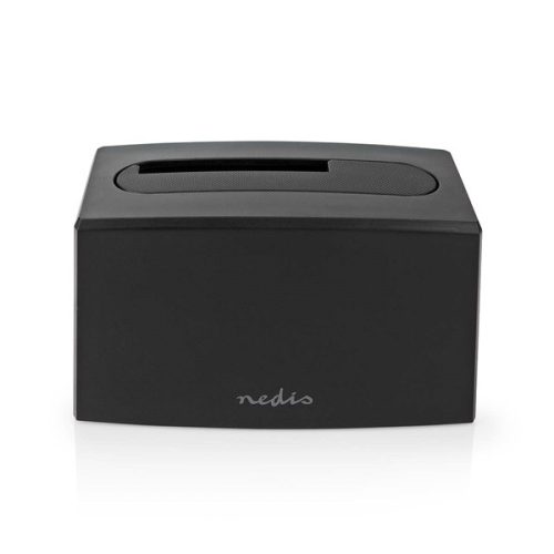 Nedis HDDUSB3210BK HDD / SSD dokkoló, USB 3.2 Gen1, USB Type-A, 2 fiókos,  2,5 / 3,5", USB 3.2 Gen1