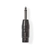 Nedis COTP15940BK 6,35 Jack dugó - 3P XLR aljzat adapter