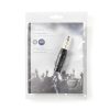 Nedis COTP15940BK 6,35 Jack dugó - 3P XLR aljzat adapter