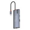 COLORWAY USB-elosztó (dokkolóállomás) CW-HUB02, USB-C 6-B-1 Type C PD 100W/USB3.0?3/HDMI 4?/RJ45
