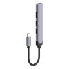COLORWAY USB-elosztó CW-HUB04, USB-C 4-B-1 USB2.0X3/USB3.0