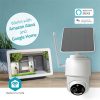 Nedis SIMCBO50WT 4G kűltéri kamera, full HD 1080p, dönthető, forgatható, IP65, napelem, mozgásérzékelő, éjjel látás