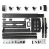 Nedis TVSM5100BK kerekes gurulós LCD TV/Monitor állvány (tartó konzol), 32"-55", szabadon álló, 35kg