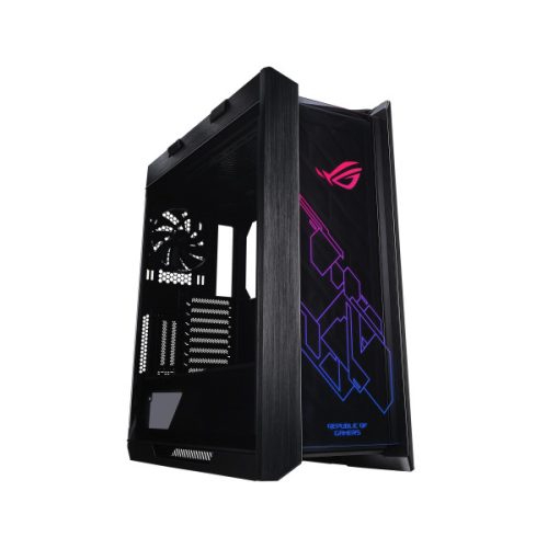 ASUS Ház ROG Strix Helios GX601, Tápegység nélkül, Fekete, Üvegfalú