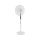 NORDIC HOME FT-529  40 cm álló ventilátor, távírányító, időkapcsoló, 12 sebesség fokzat, 3 év garancia, digi kijelzés