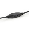 Nedis HPWD1200BK fejhallgató, kábel hossz 2,70 m, hangerőszabályzó