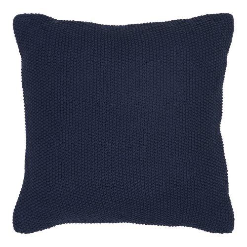 Santos díszpárna, újrahasznosított pamut, sötétkék 45x45 cm