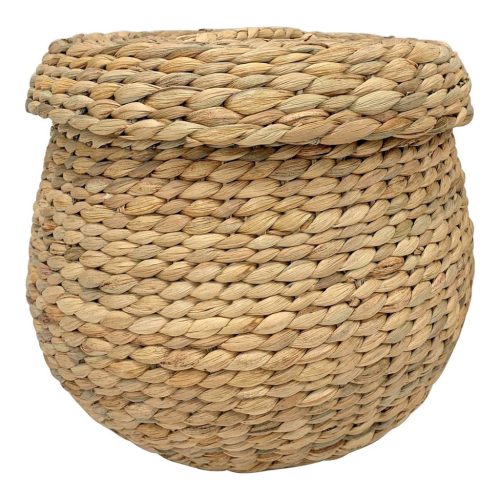 Arona Kosár, vízi jácint, natúr ø30x26,5 cm