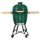 Kerámia faszéngrill oldalpolcokkal, 46 cm ráccsal
