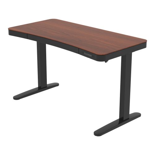 HOORN íróasztal elektromos magasságállítással, vezérlőpanellel 120x60 cm fekete-dió