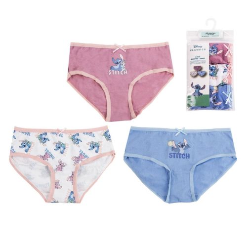 Disney Lilo és Stitch, A csillagkutya Angel gyerek fehérnemű, bugyi 3 darab/csomag 8 - 10 év / 128 - 140 cm