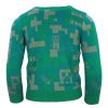 Minecraft Green gyerek kötött pulóver 6 év / 116 cm