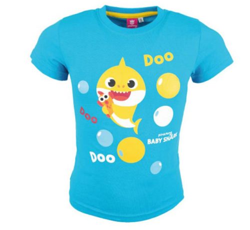 Baby Shark Doo Blue gyerek rövid póló, felső 4 év / 104 cm