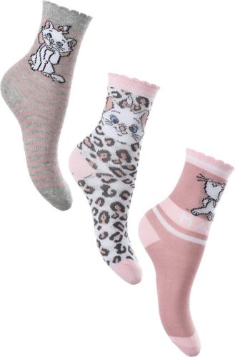 Disney Marie Fancy Grey gyerek zokni 27/30