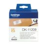 BROTHER Etikett címke DK-11209, 62mm x 29mm, Elővágott (stancolt), Fehér alapon fekete, 800 db