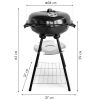 Polcos kerti grill hamutartóval