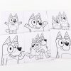 Bluey To Wave számos kifestő szett