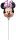 Disney Minnie Smile felfújt mini fólia lufi 22 cm