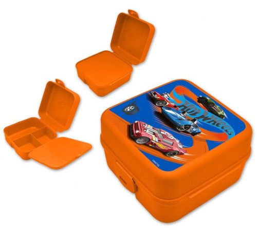 Hot Wheels Race több rekeszes uzsonnás doboz, szendvicsdoboz