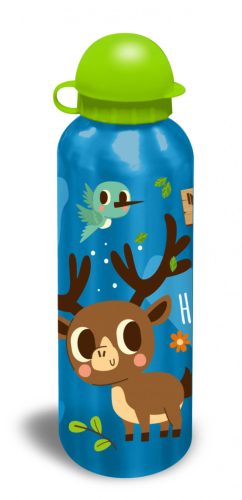 Állatos Into the Forest Blue alumínium kulacs ivókupakkal 500 ml