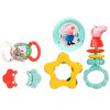 Peppa malac Fun baba csörgő és rágóka szett 5 db-os
