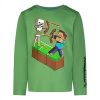 Minecraft BOOM! gyerek hosszú ujjú póló, felső 6 - 12 év / 116 - 152 cm