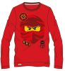 Lego Ninjago Red gyerek hosszú ujjú póló, felső 3 - 8 év / 98 - 128 cm