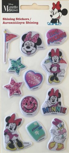 Disney Minnie Chill csillogó pufi szivacs matrica szett