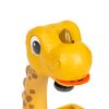 Dinoszaurusz rajztábla projektor 12 filctoll 24 minta sárga