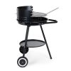 Görgős kerti grill állítható rácsmagassággal