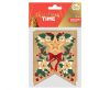 Merry Christmas Brown Bow felirat 250 cm