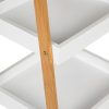 Könyvespolc bambusz kerettel 34,5x36,5x98 cm
