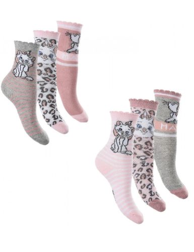 Disney Marie Fancy Grey gyerek zokni 23-34