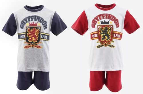 Harry Potter Gryffindor Quidditch gyerek rövid pizsama 6 - 12 év / 116 - 152 cm