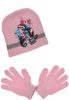 Monster High gyerek sapka + kesztyű szett 52-54 cm, 6db/cs