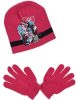 Monster High gyerek sapka + kesztyű szett 52-54 cm, 6db/cs