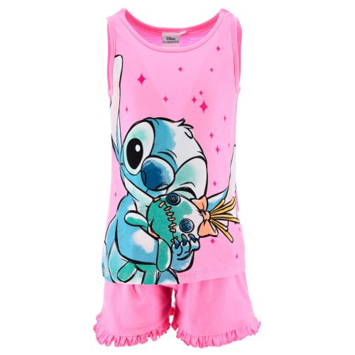 Disney Lilo és Stitch, A csillagkutya Scrump Light gyerek rövid pizsama 3 - 8 év / 98 - 128 cm Díszdobozban