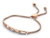 Victoria Rose gold színű fehér köves karkötő